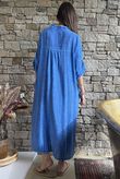 Kasbah Souk Dress Washed Bahama Blue 